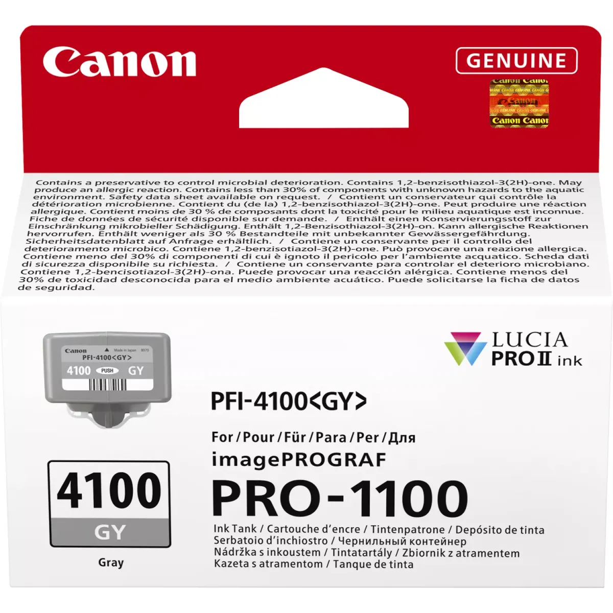 Canon PFI-4100GY / 6783C001 Tinte grau