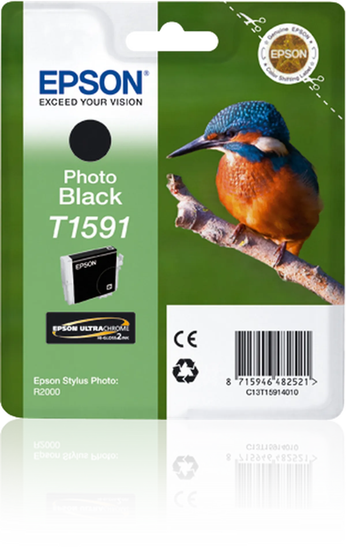 Epson T1591 / C13T15914010 Tinte photo schwarz