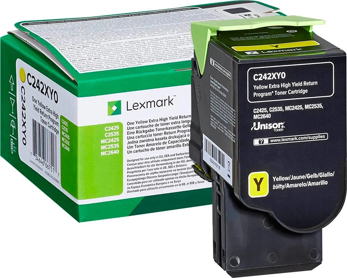 Lexmark C242XY0 / 0C242XY0 Toner gelb