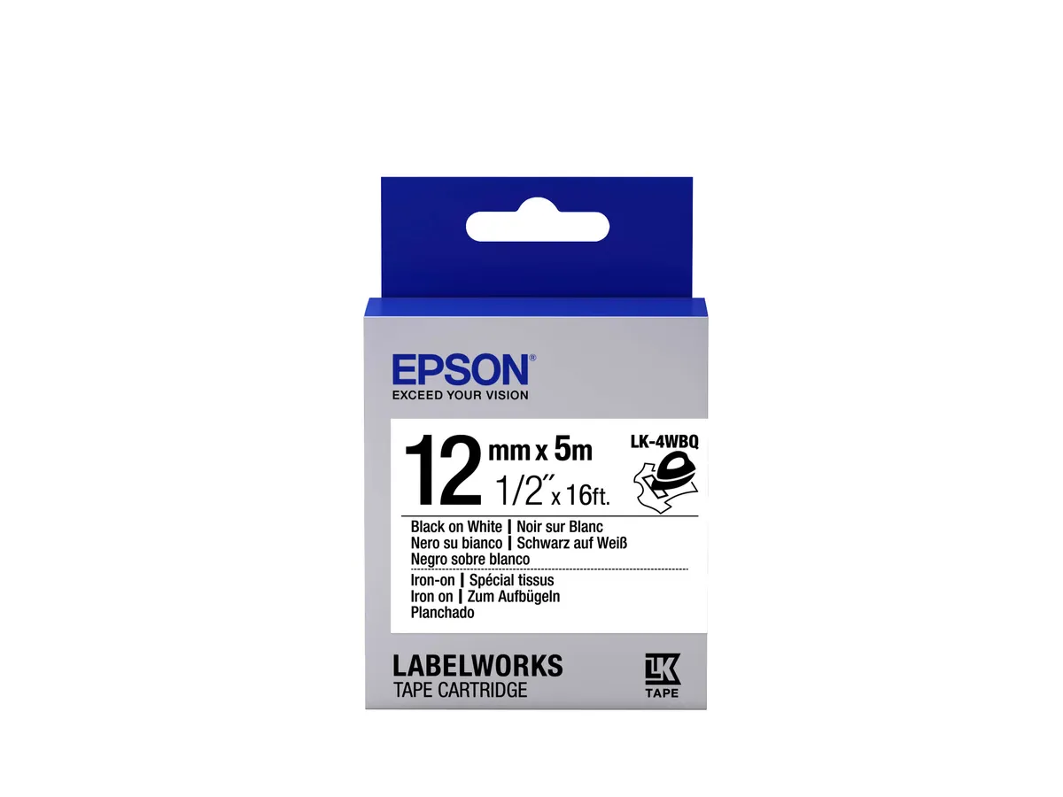 Epson LK-4WBQ / C53S654024 Etiketten schwarz, weiß