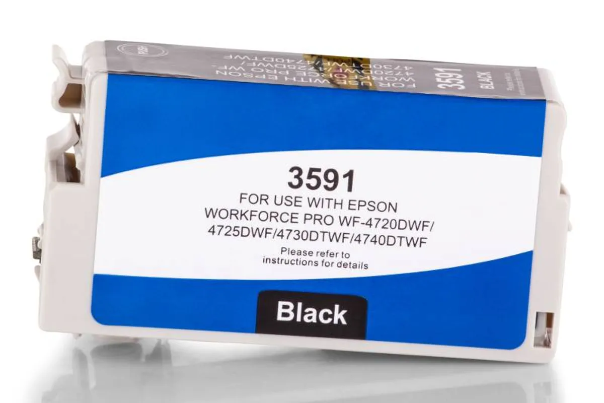 XL Tinte kompatibel zu Epson 35XL / T3591 / C13T35914010 schwarz