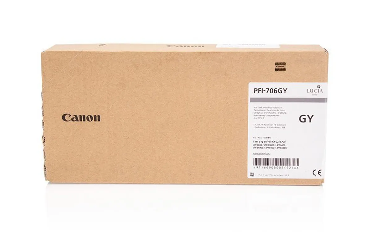 Canon PFI-706 GY / 6690B001 Tinte grau