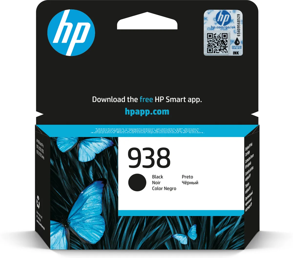 HP 938 / 4S6X8PE Tinte schwarz