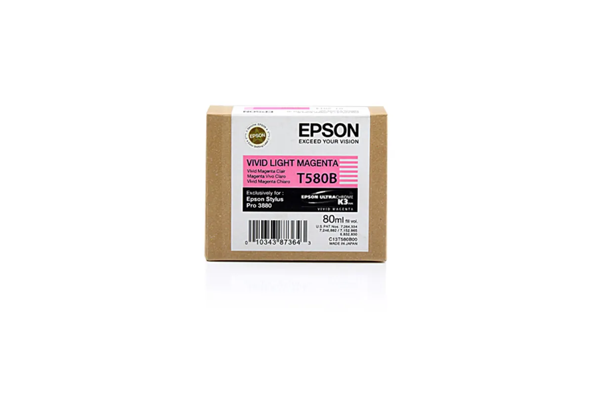 Epson T580B / C13T580B00 Tinte photo magenta