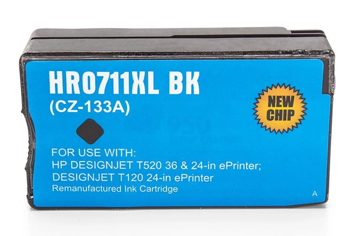 XL Tinte kompatibel zu HP 711 / CZ129A / CZ133A schwarz