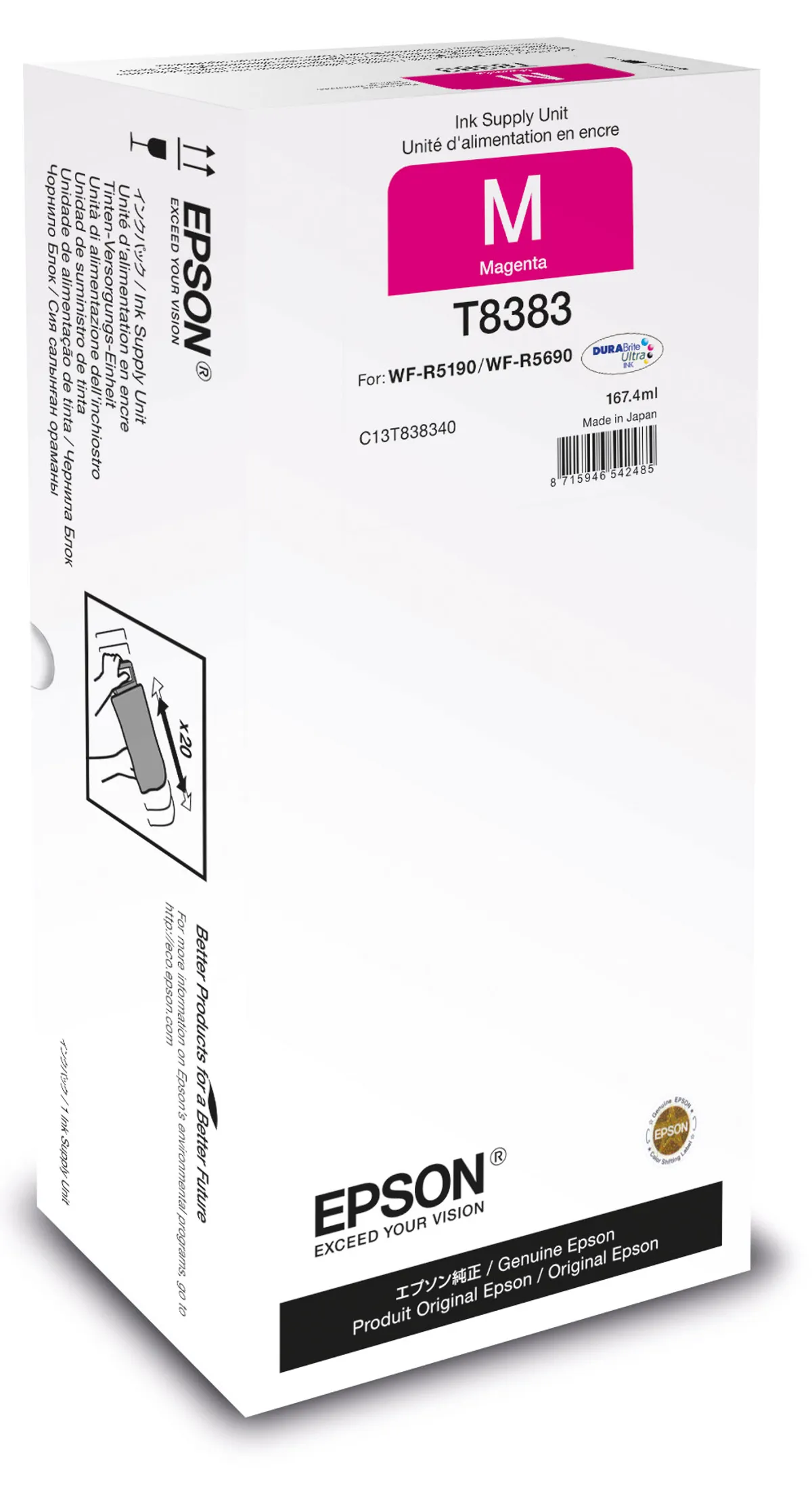Epson T8383 / C13T838340 Tinte magenta