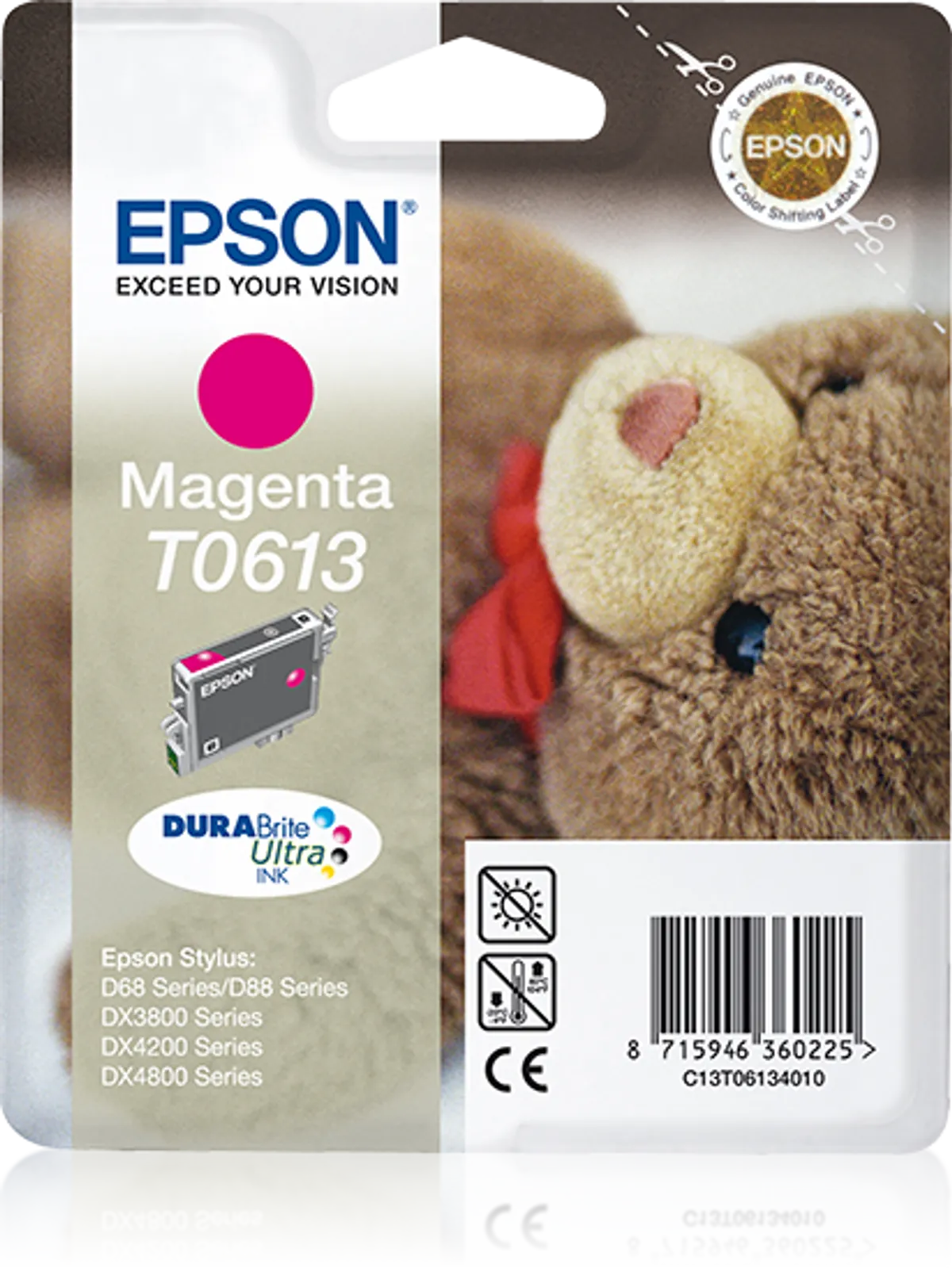 Epson T0613 / C13T06134010 / C13T06134020 Tinte magenta