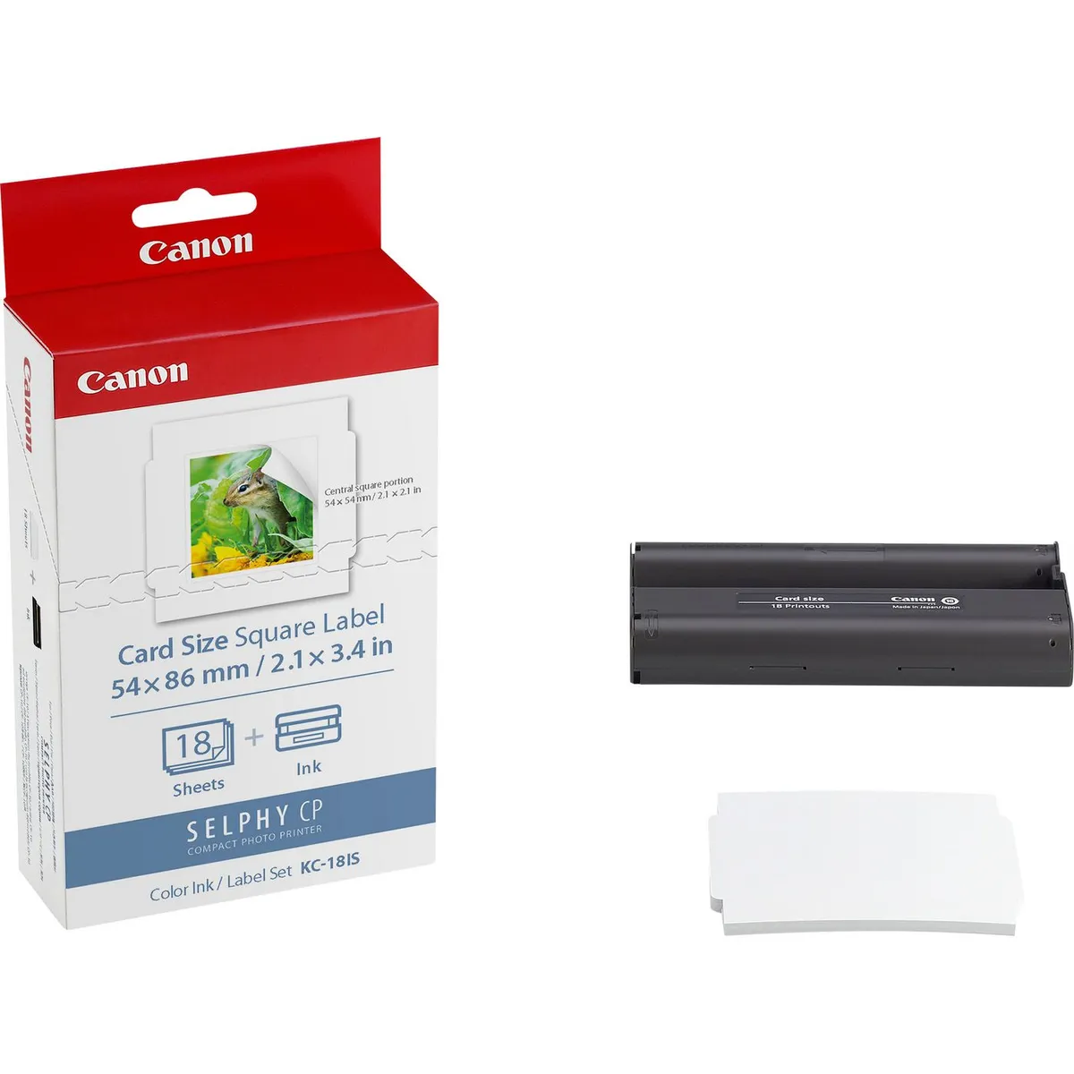 Canon KC-18 IS / 7429B001 Farbpatrone & Fotopapier color