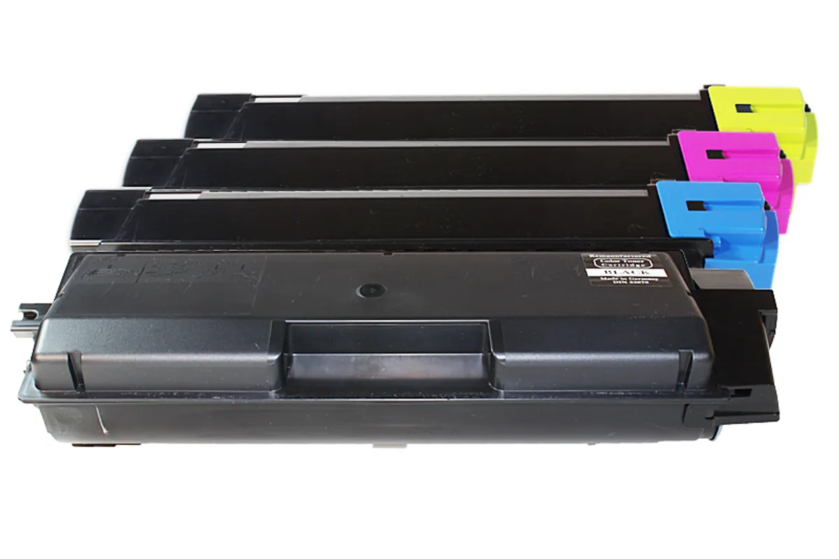 XL Toner Sparset kompatibel zu Kyocera TK-580 / 1T02KT0NL0 / 1T02KTCNL0 / 1T02KTBNL0 / 1T02KTANL0 schwarz, cyan, magenta, gelb  (4 Stück)