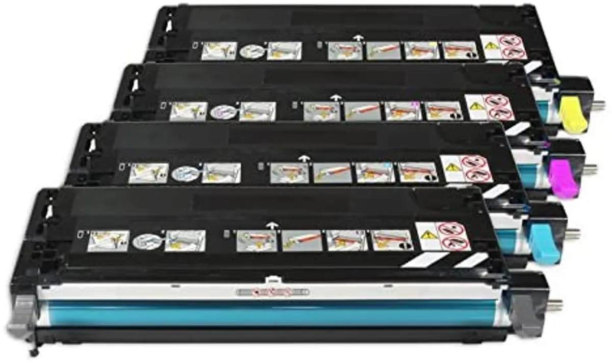 Toner Sparset kompatibel zu Dell 3110 / 593-10170 / 593-10173 / PF030 / PF029 / RF013 / NF556 schwarz, cyan, magenta, gelb  (4 Stück)