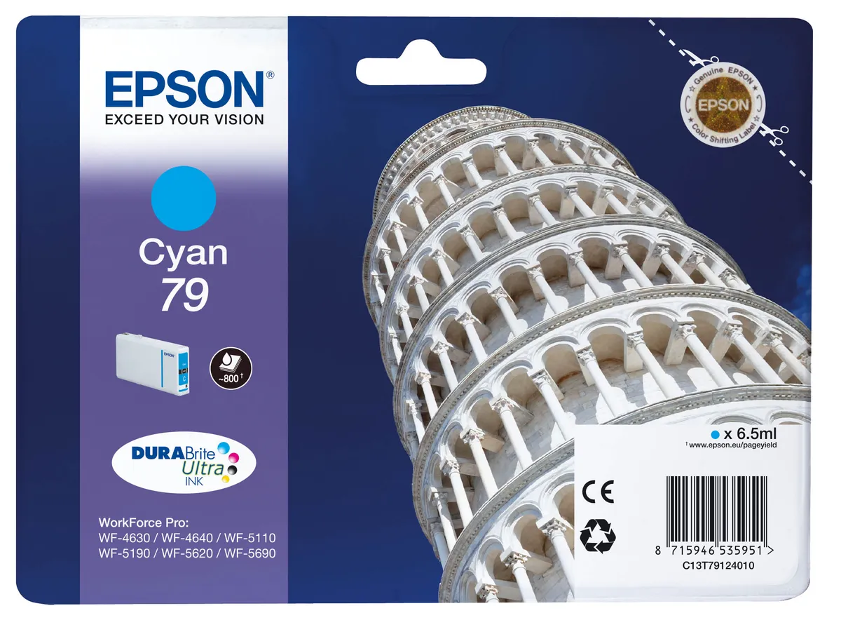Epson 79 / T7912 / C13T79124010 Tinte cyan