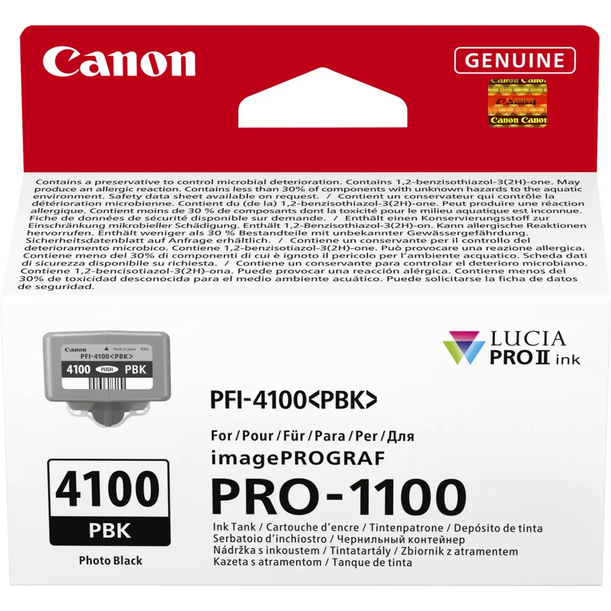 Canon PFI-4100PBK / 6777C001 Tinte photo schwarz