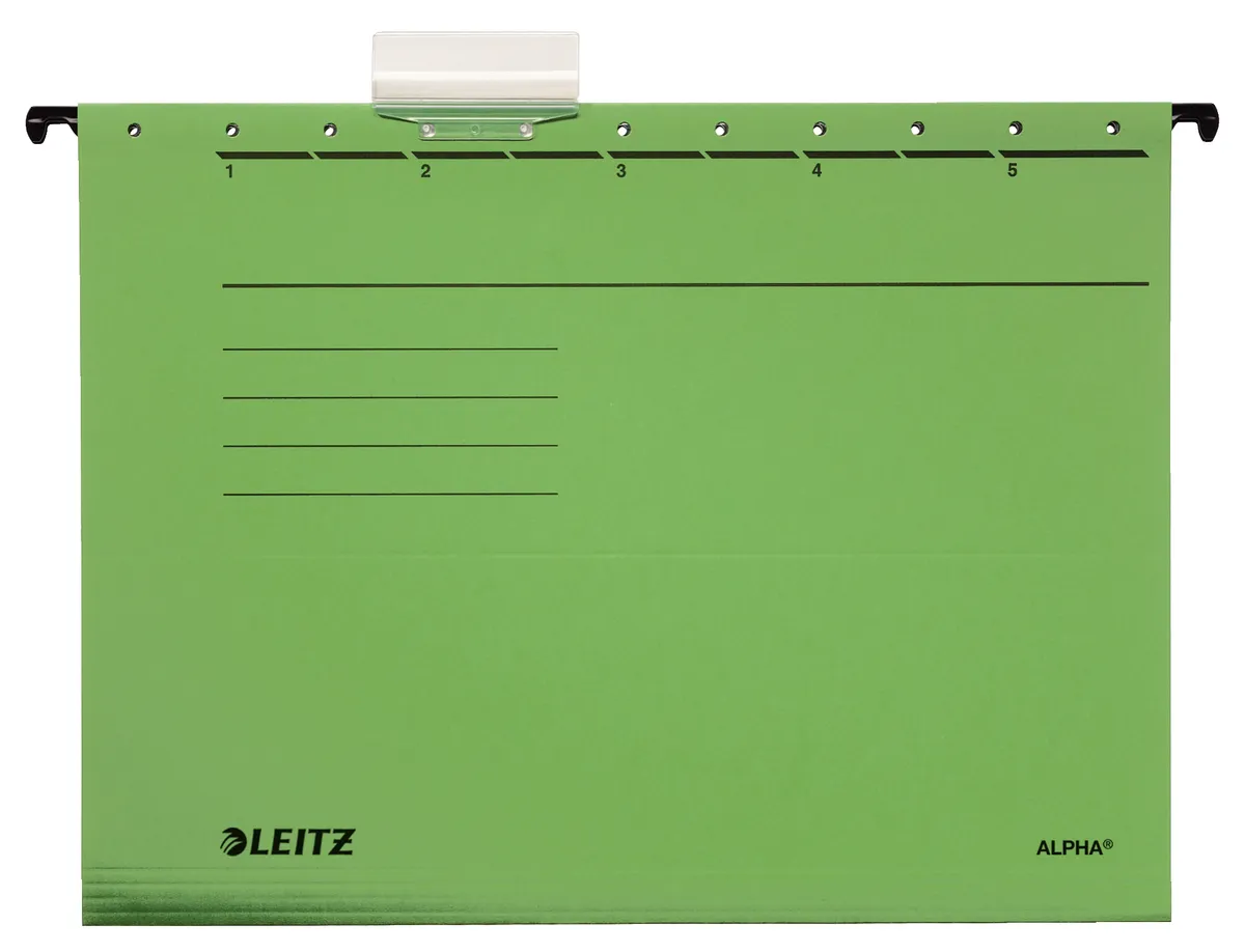 Leitz Alpha / 19853055 Hängemappe  grün (5 Stück)