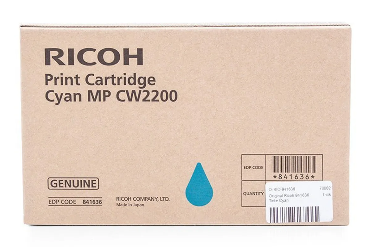 Ricoh 841636 / 841721 Tinte cyan