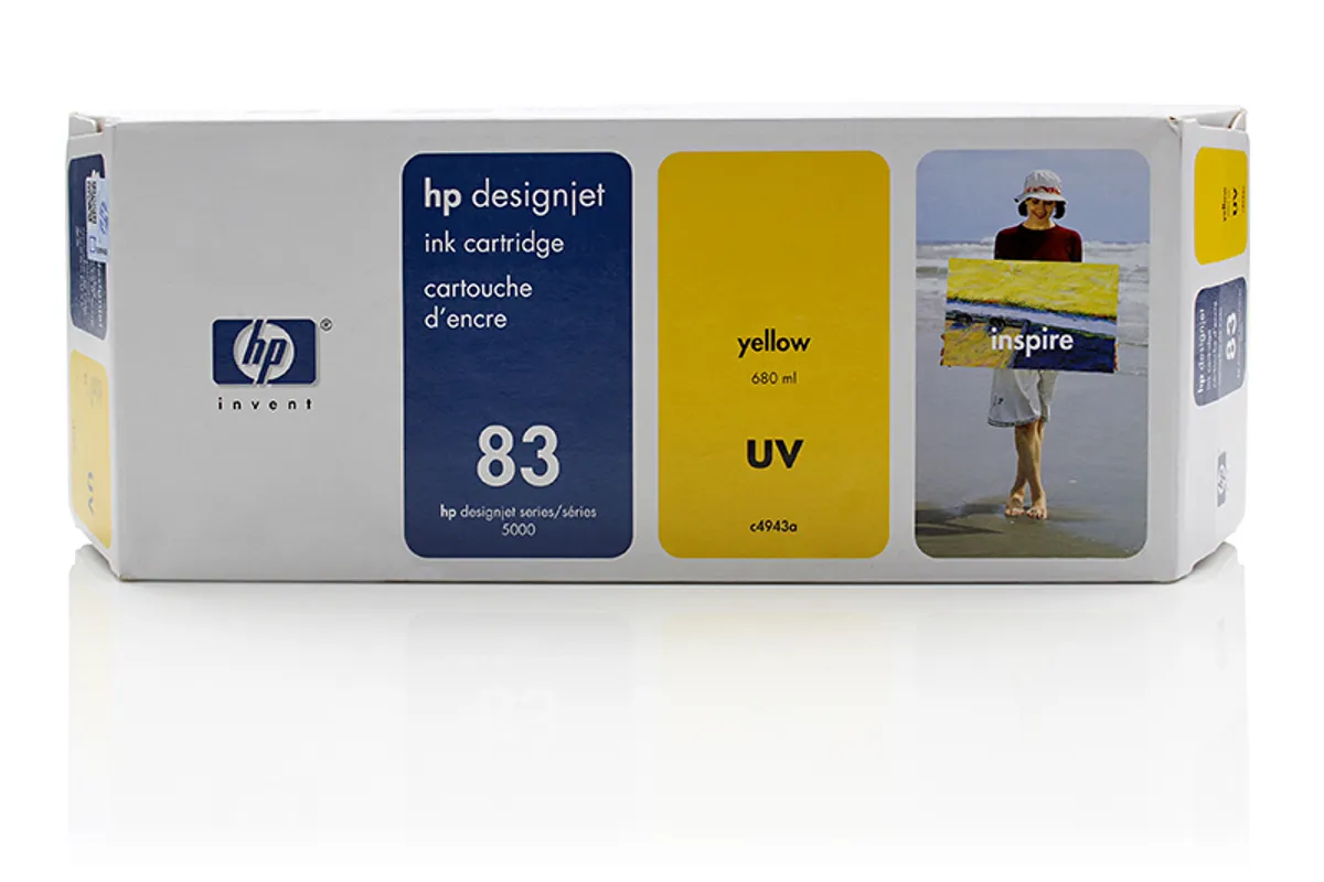 HP 83 / C4943A Tinte gelb
