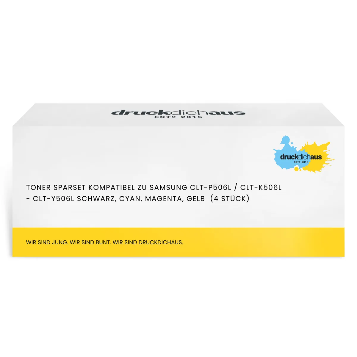 Toner Sparset kompatibel zu Samsung CLT-P506L / CLT-K506L - CLT-Y506L schwarz, cyan, magenta, gelb  (4 Stück)