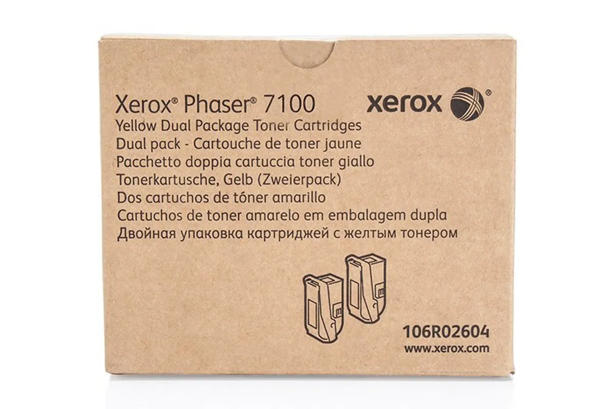 Xerox 106R02604 Toner Doppelpack gelb (2 Stück)