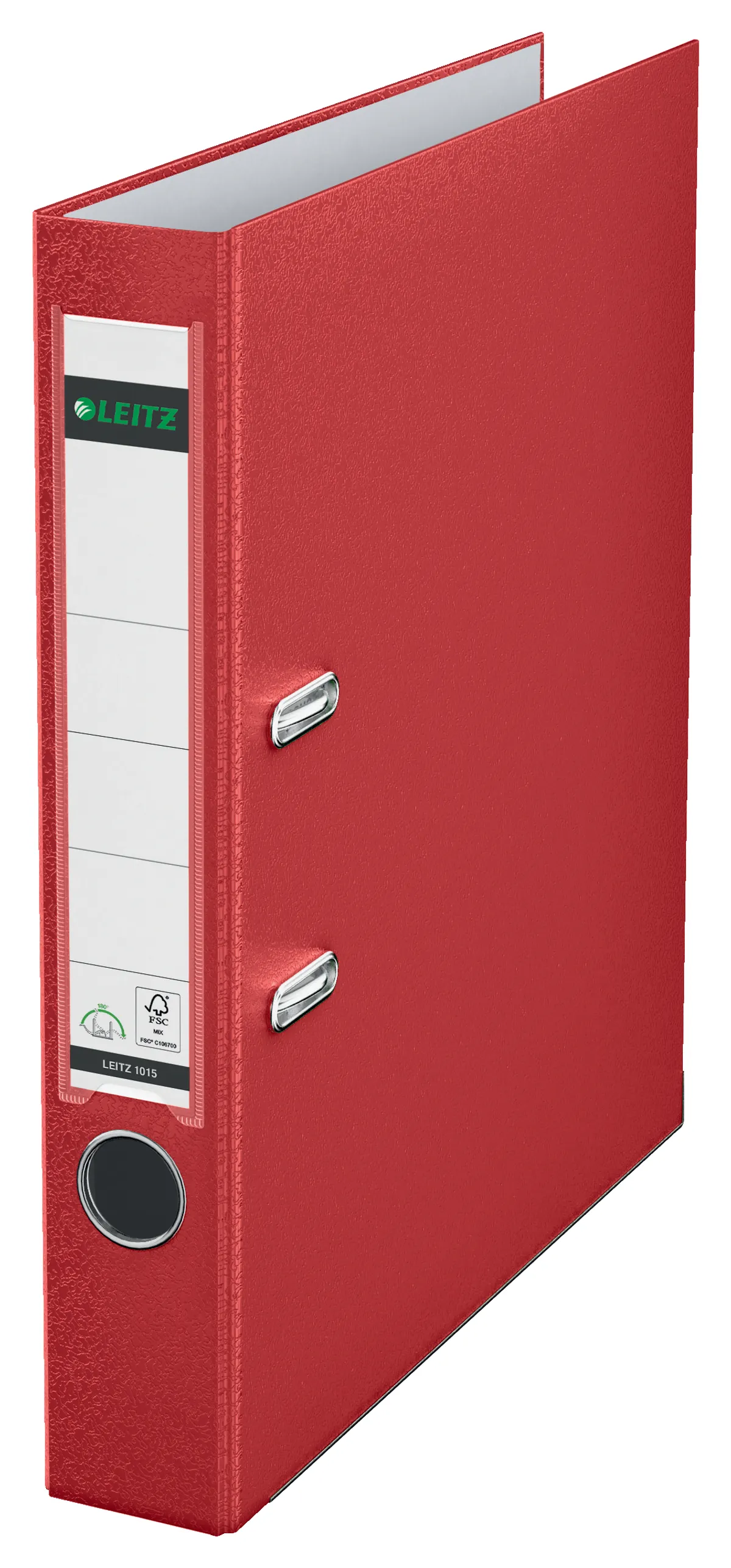 Leitz 10155025 Ordner rot (5,2cm breit, A4, Kunststoff)