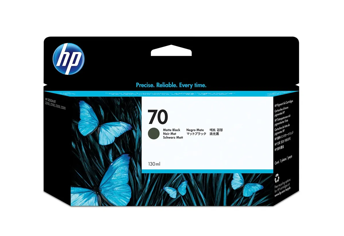 HP 70 / C9448A Tinte matt schwarz
