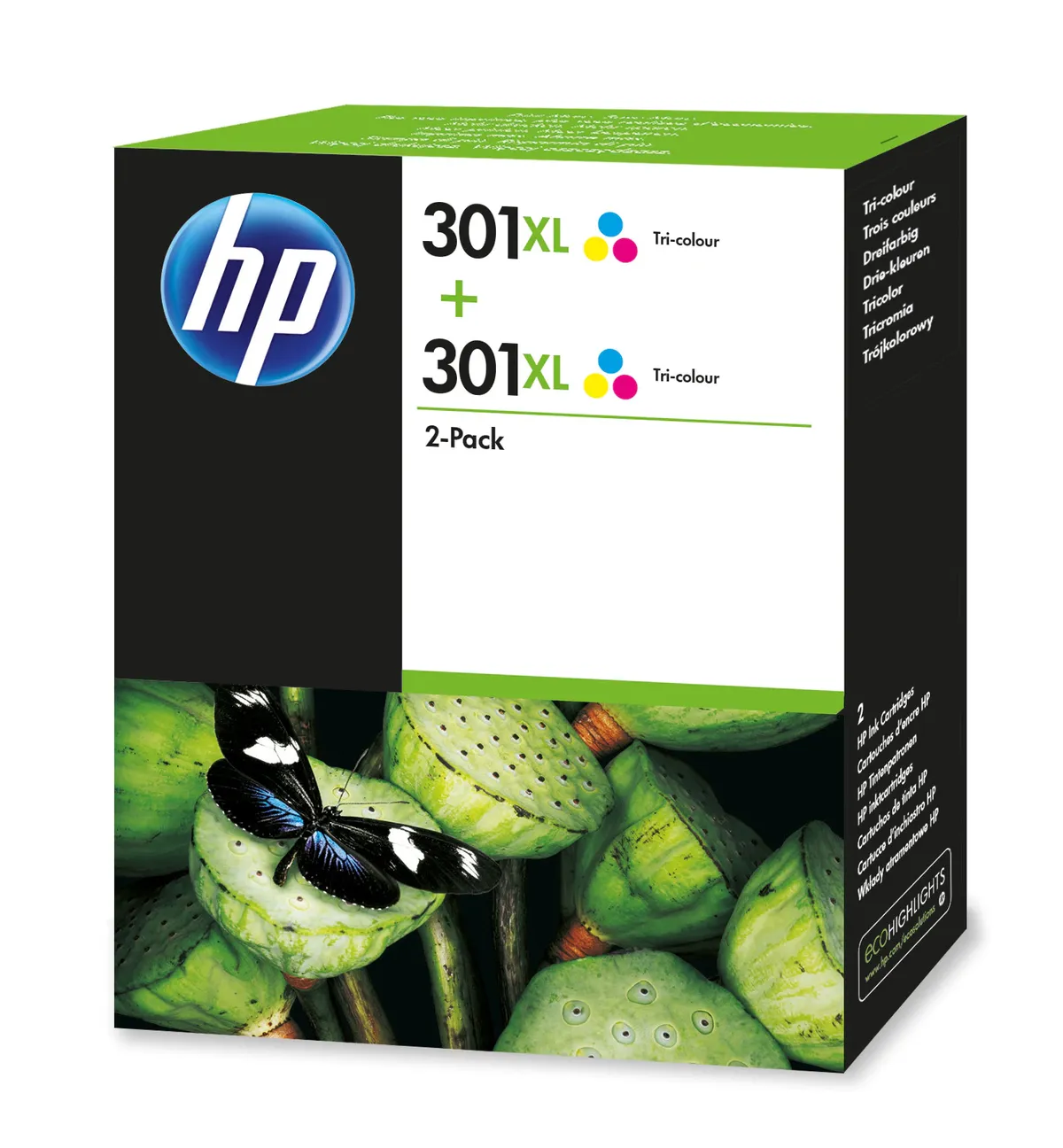 HP 301XL / D8J46AE Tinten Doppelpack color (2 Stück)