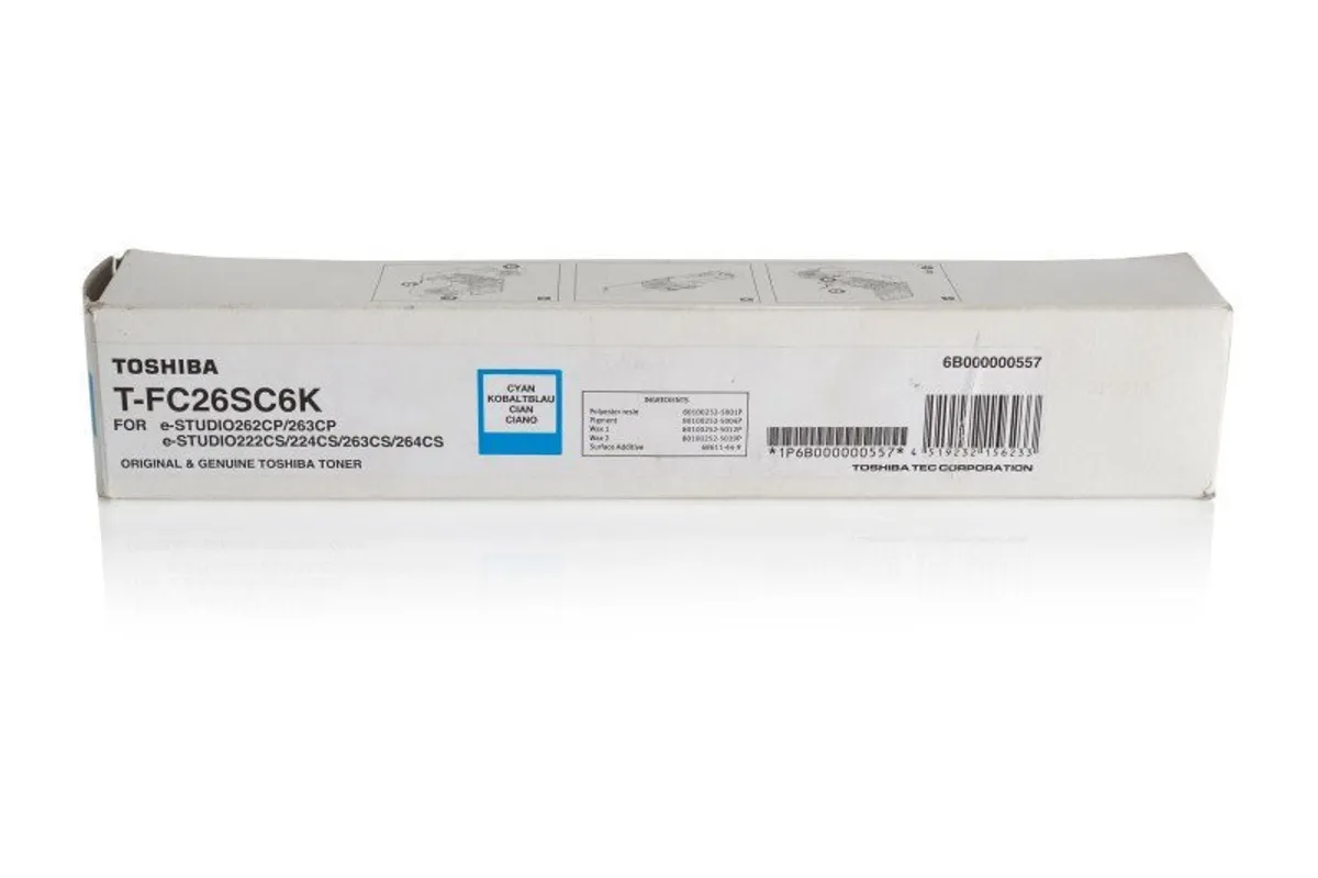Toshiba T-FC26SC6K / 6B000000557 / 6B000001095 Toner cyan