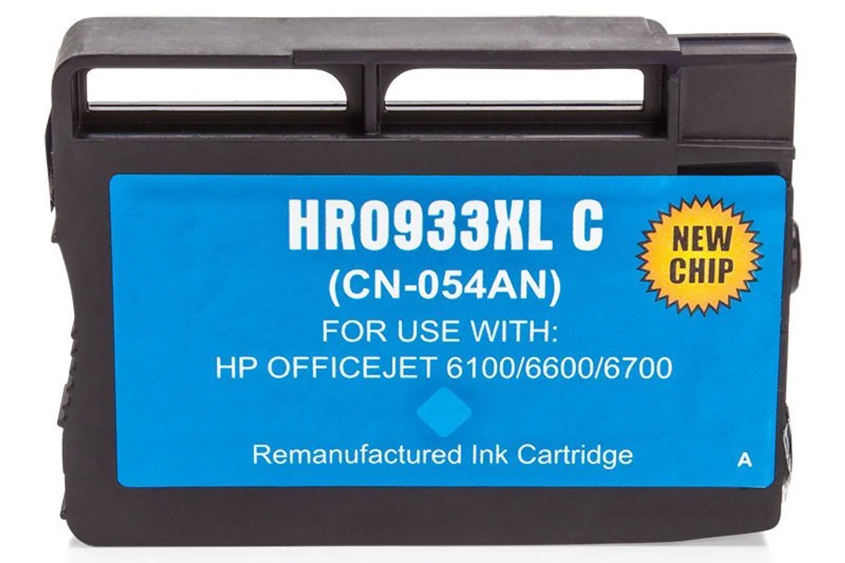XXL Tinte kompatibel zu HP 933XL / CN054AE cyan