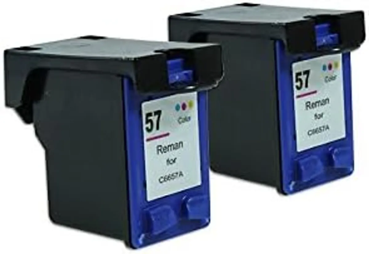 XL Tinten Doppelpack kompatibel zu HP 57 / C9503AE color  (2 Stück)