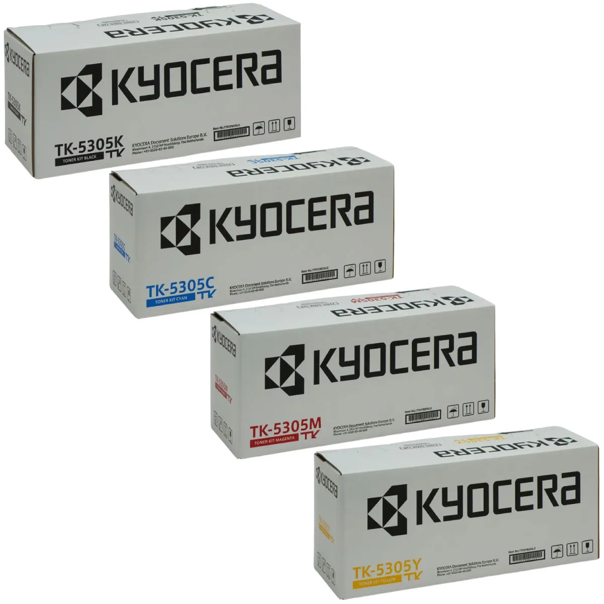 Kyocera TK-5305 Toner Sparset schwarz, cyan, magenta, gelb (4 Stück)
