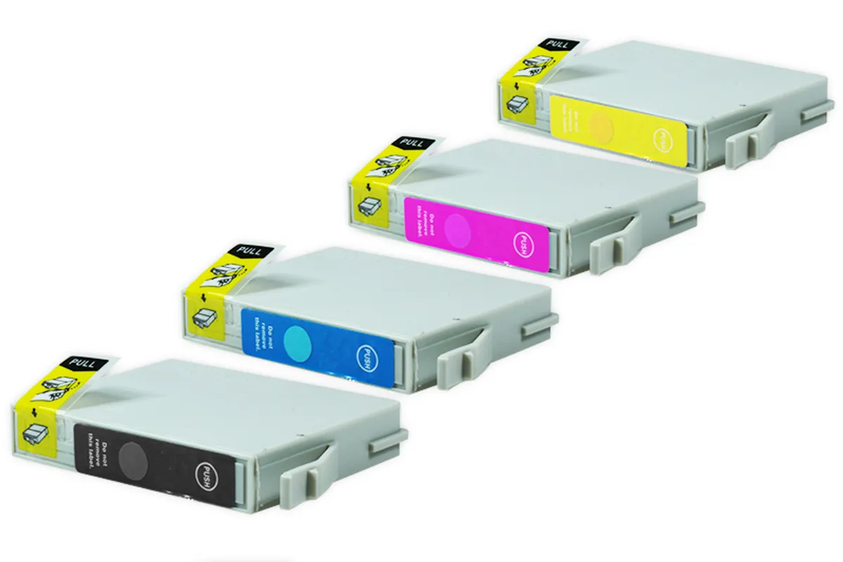 Tinten Sparset kompatibel zu Epson T0441-T0444 / T0445 schwarz, cyan, magenta, gelb  (20 Stück)