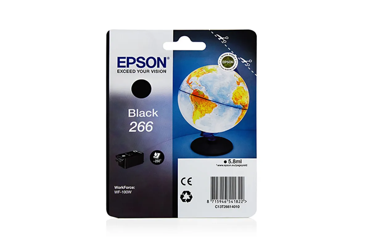 Epson 266 / T2661 / C13T26614010 / C13T26614020 Tinte schwarz