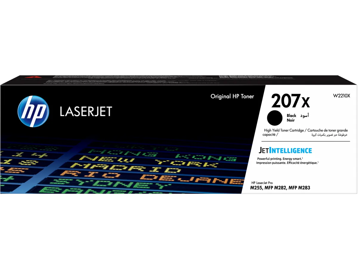 HP 207X / W2210X Toner schwarz