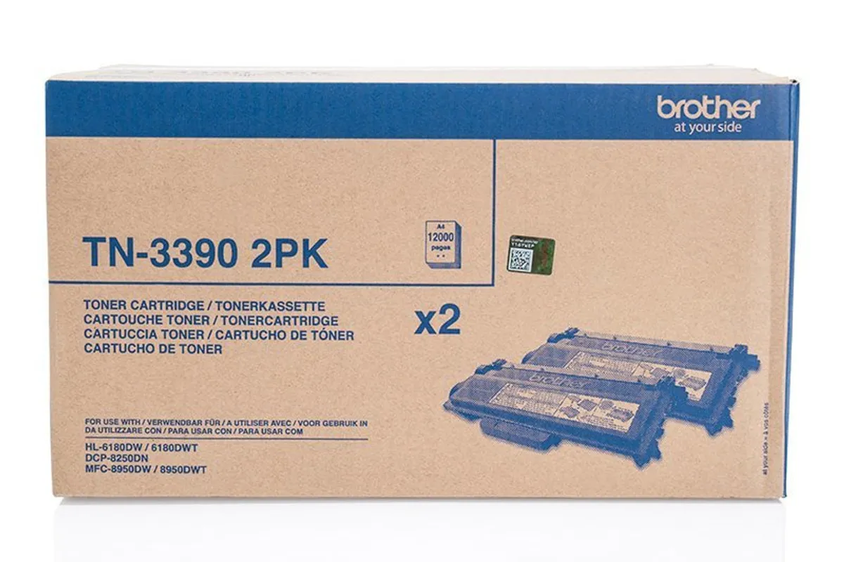 Brother TN-3390TWIN Toner Doppelpack schwarz (2 Stück)