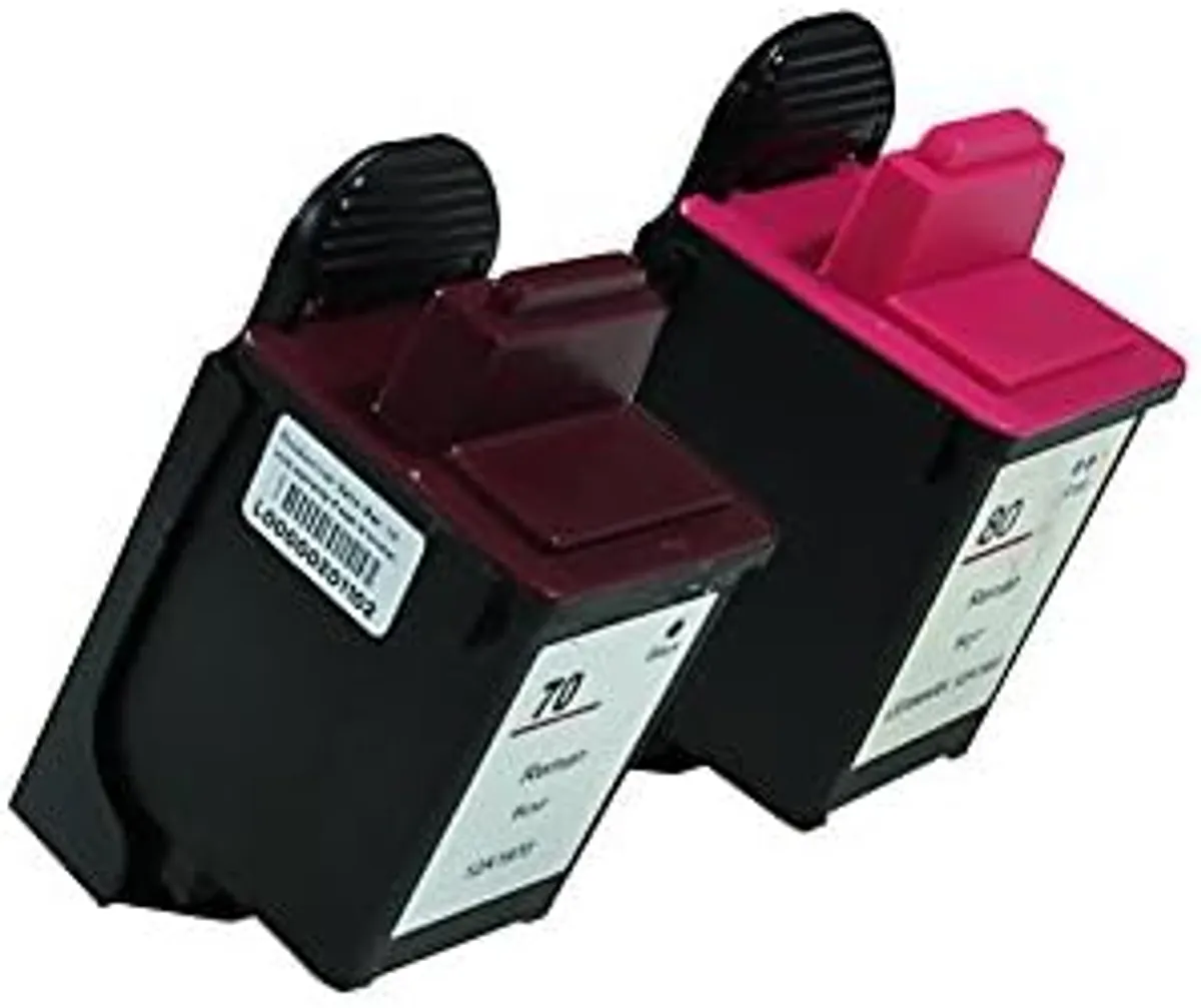 Tinten Sparset kompatibel zu Lexmark No 70 & 80 schwarz, color  (2 Stück)