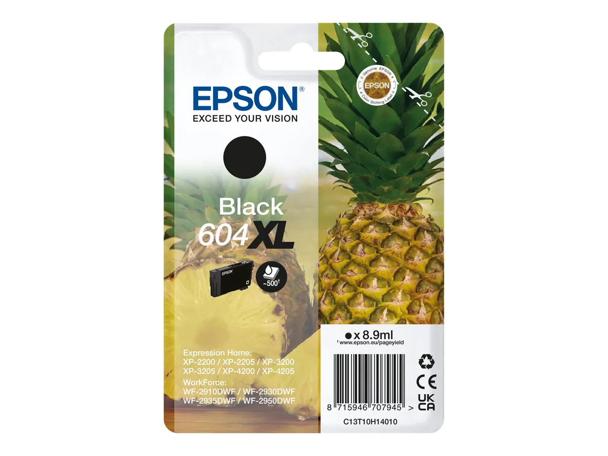Epson 604XL / T10H1 / C13T10H14010 Tinte schwarz