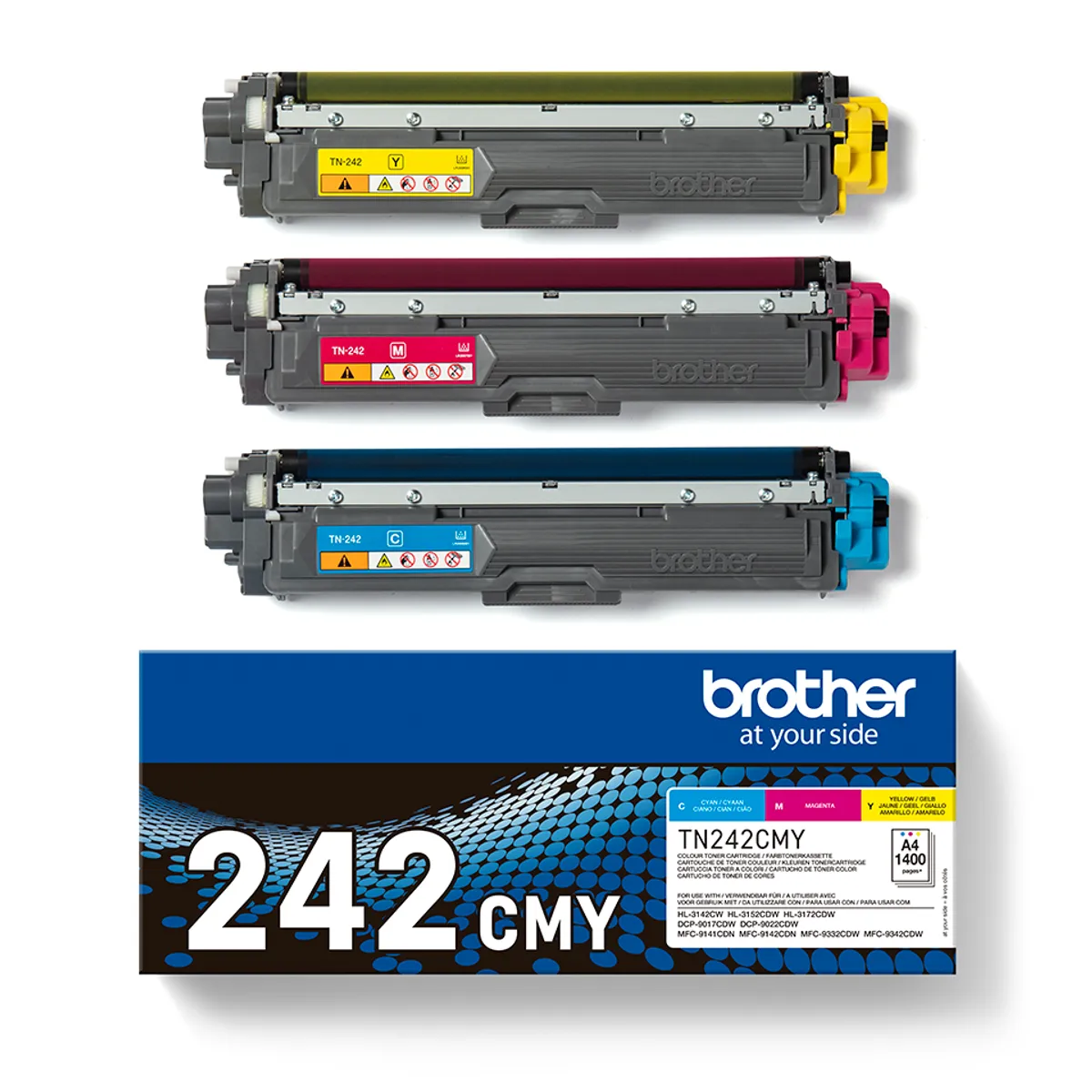 Brother TN-242CMY Toner Sparset cyan, magenta, gelb (3 Stück)