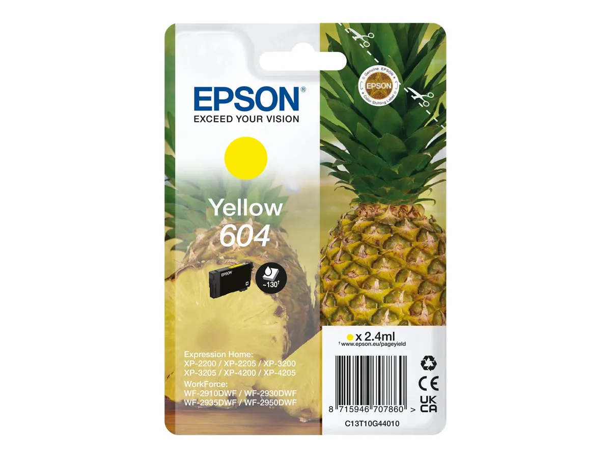 Epson 604 / T10G4 / C13T10G44010 Tinte gelb