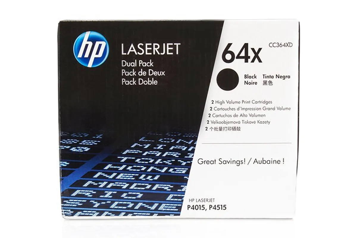 HP 64XD / CC364XD Toner Doppelpack schwarz (2 Stück)