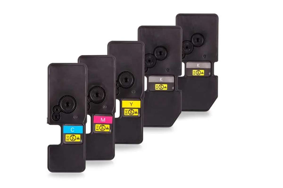 Toner Sparset kompatibel zu Kyocera TK-5240 schwarz, cyan, magenta, gelb  (5 Stück)