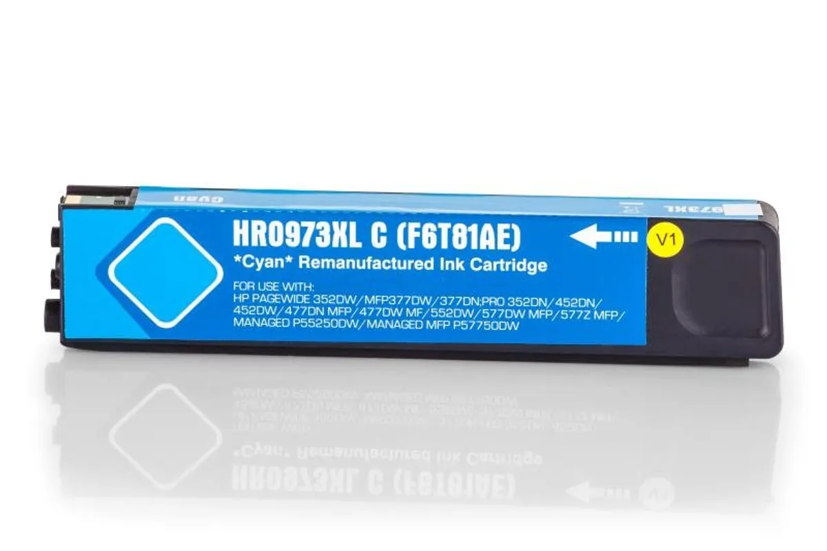 XL Tinte kompatibel zu HP 973X / F6T81AE cyan
