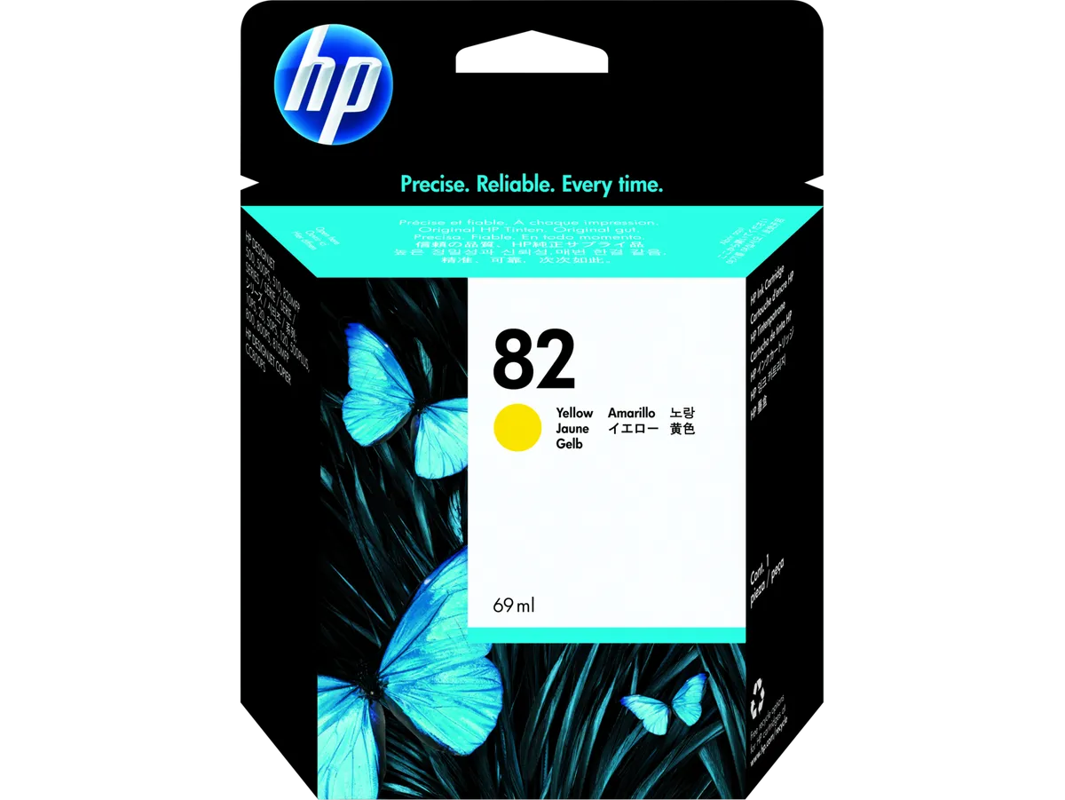 HP 82 / C4913A Tinte gelb