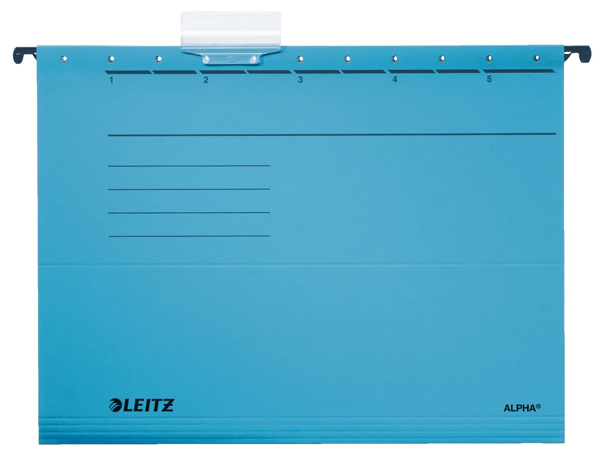 Leitz Alpha / 19853035 Hängemappe  blau (5 Stück)