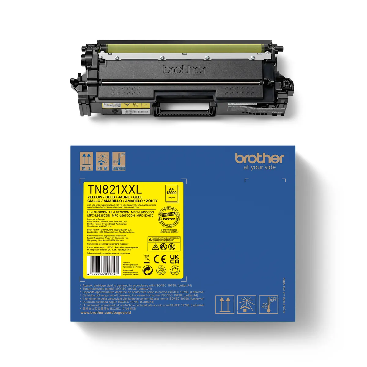 Brother TN-821XXLY Toner gelb