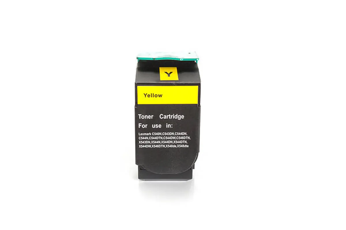 Toner kompatibel zu Lexmark C540 / C540H2YG gelb