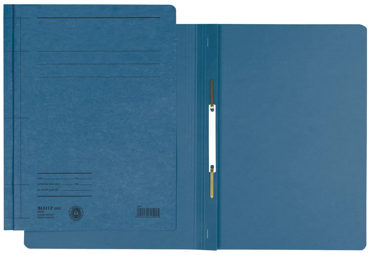 Leitz 30000035 Schnellhefter  blau (25 Stück) (Karton, DIN A4)