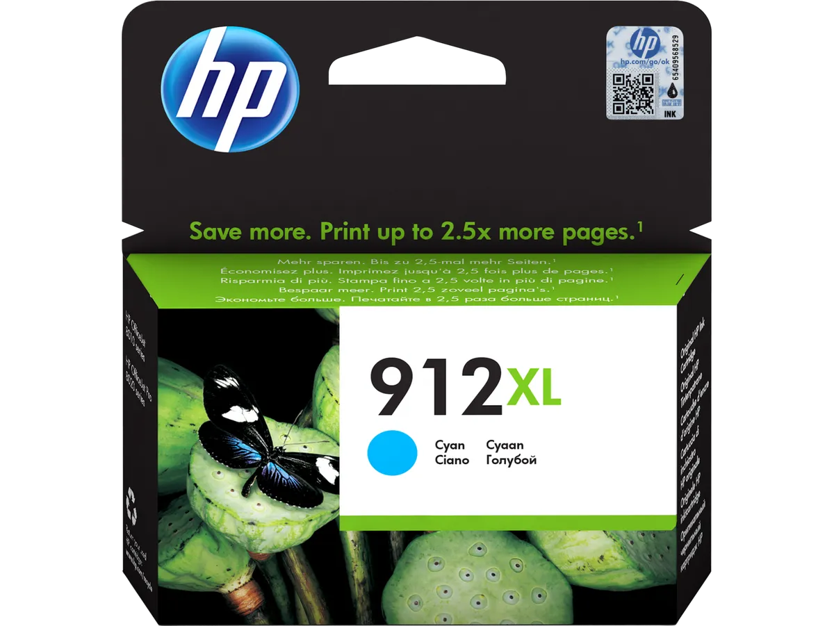HP 912XL / 3YL81AE Tinte cyan