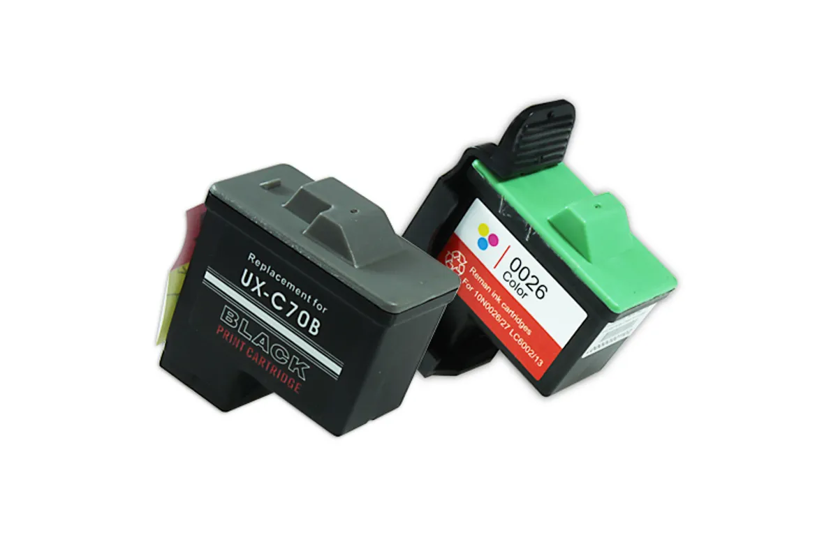Tinten Sparset kompatibel zu Lexmark No 16/17 / No 26/27 / 80D2952 / 80D2126 schwarz, color  (2 Stück)