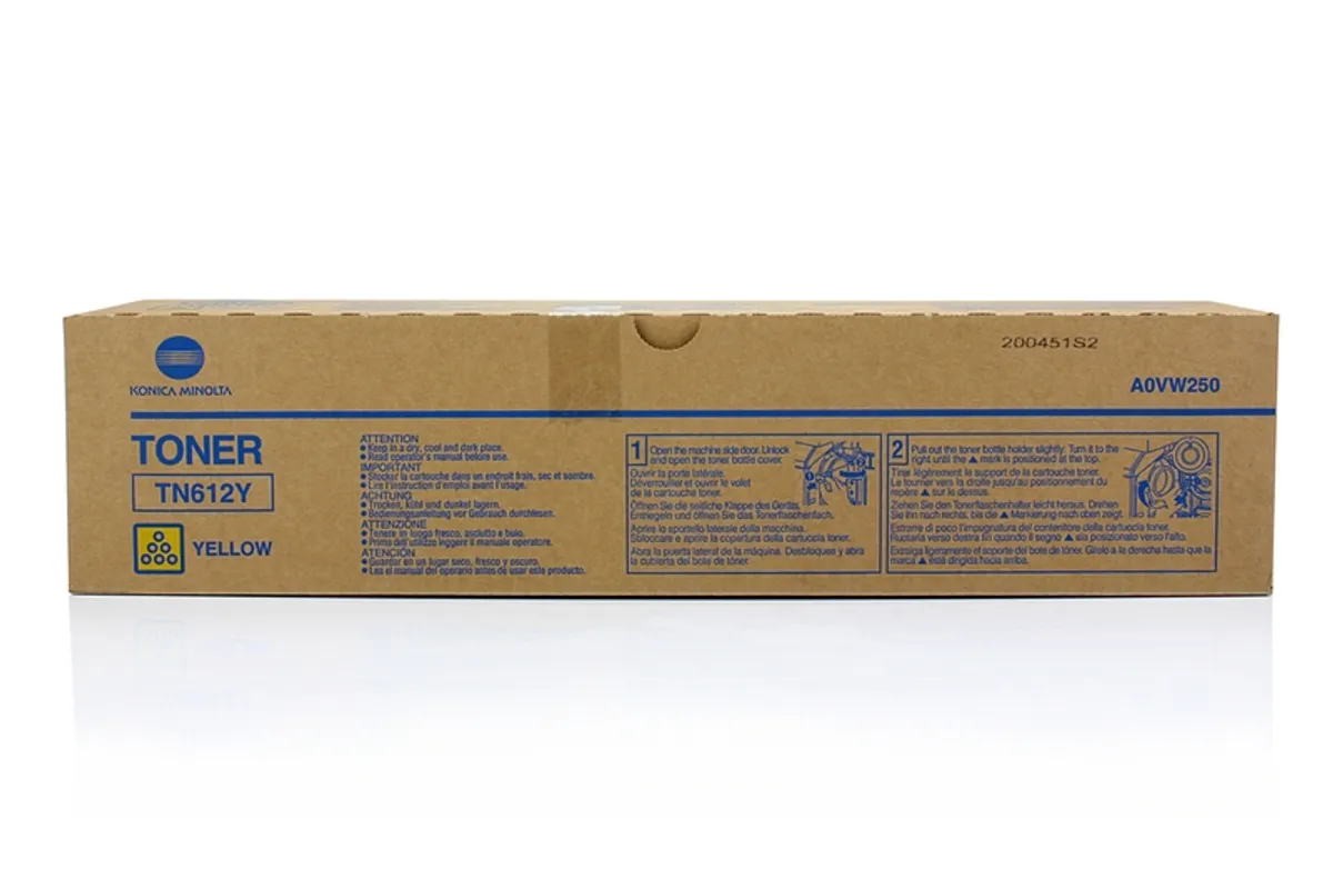 Konica Minolta TN-612 Y / A0VW250 Toner gelb