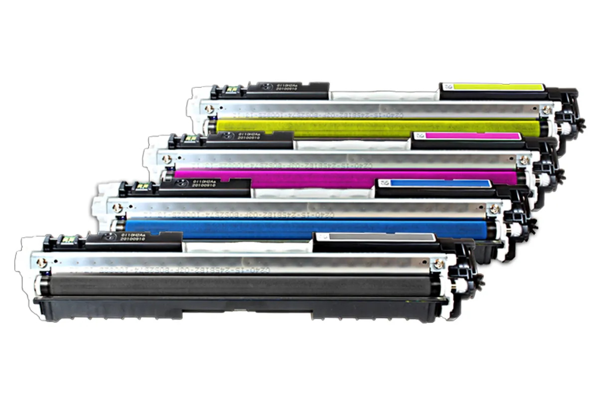 Toner Sparset kompatibel zu HP 126A / CE310A - CE313A schwarz, cyan, magenta, gelb  (4 Stück)