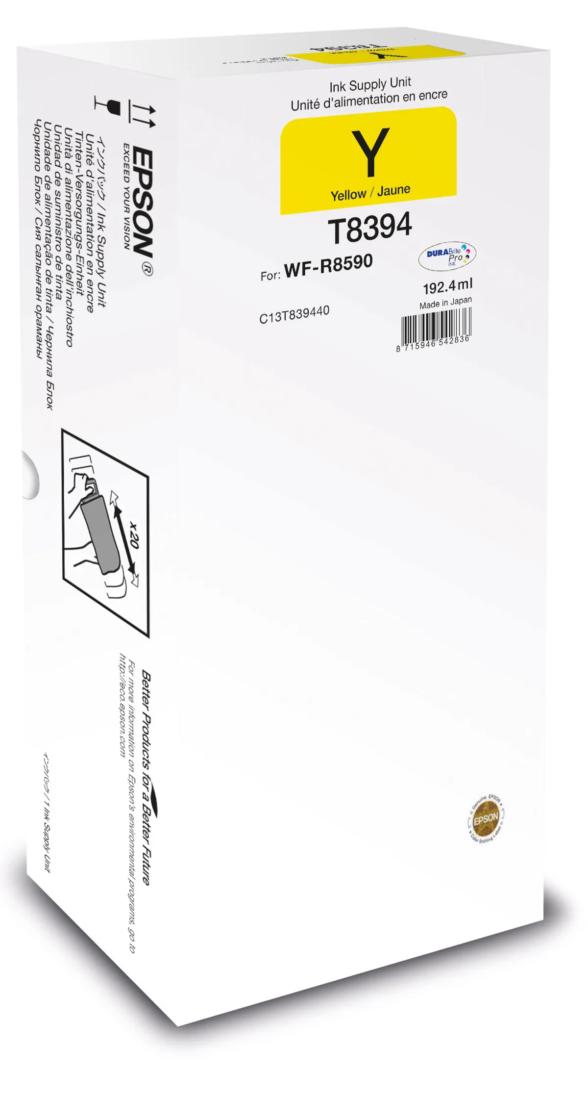 Epson T8394 / C13T839440 Tinte gelb