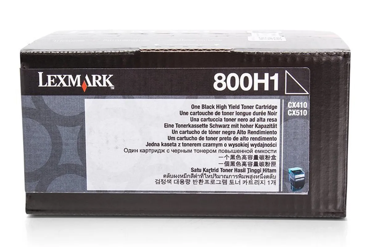Lexmark 800H1 / 80C0H10 Toner schwarz